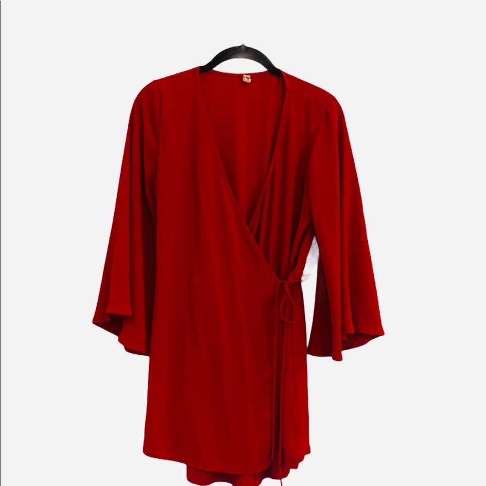 TYCHE | Wrap Front Romper